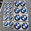 IQJD2 Car Steering Wheel Stickers Motorcycle Body Hub Decorative Sticker For BMW M Power Performance For BMW 50th Auto Car Accessory