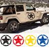 1 шт. Черная Звезда Наклейка на Капот Автомобиля Графика Off Road Виниловая Автонаклейка Декор Кузова Автомобиля Автоаксессуар 5 Цветов На Выбор