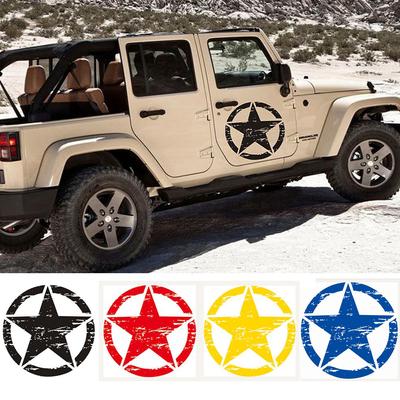 1 шт. Черная Звезда Наклейка на Капот Автомобиля Графика Off Road Виниловая Автонаклейка Декор Кузова Автомобиля Автоаксессуар 5 Цветов На Выбор