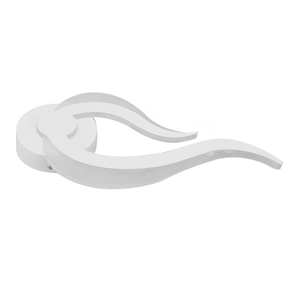 LED Wall Light Flame Shaped Simple Design Acrylic Aluminum Alloy Wall Sconce for Study Corridor
