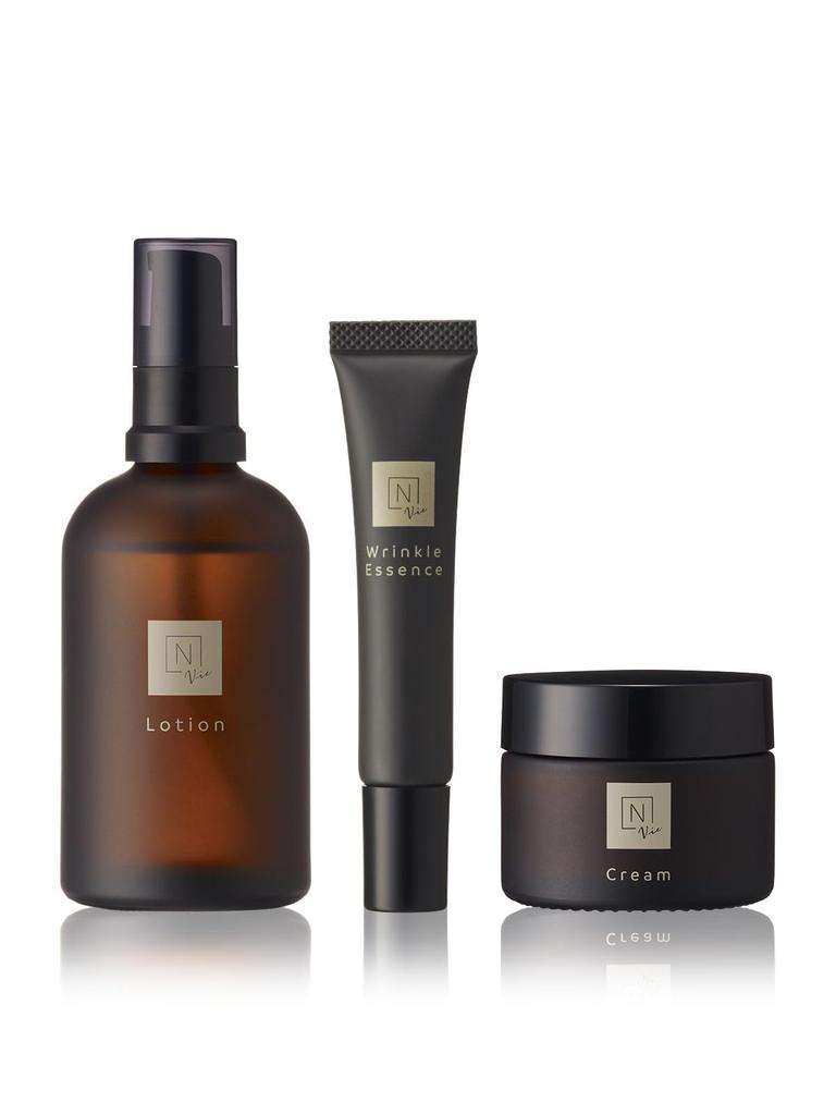 N organic Vie Skincare Set Eye and Improves Fine and Mature and Reduces Dullness with a Relaxing Citrus (Lotion, Serum, Cream) (Approx. 2-Month