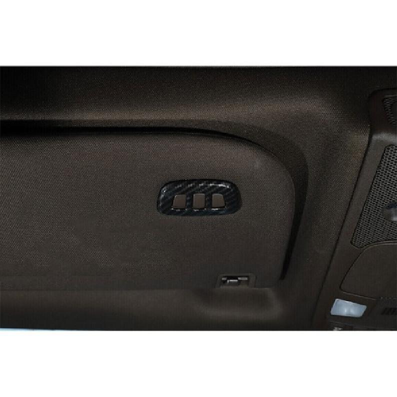 Для Ford F150 F-150 2015- Накладка на кнопку управления гаражом на крыше из углеродного волокна
