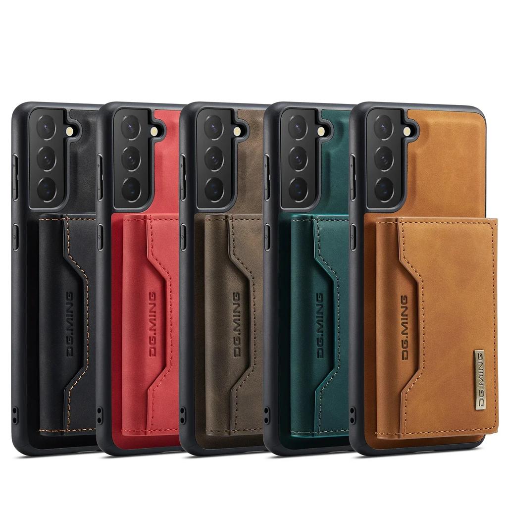 Магнитный съемный кожаный кошелек-чехол для Samsung Galaxy S25 Ultra S24 FE S23 Plus S22 A16 A36 A35 A55 A15 Держатель для карт Обложка