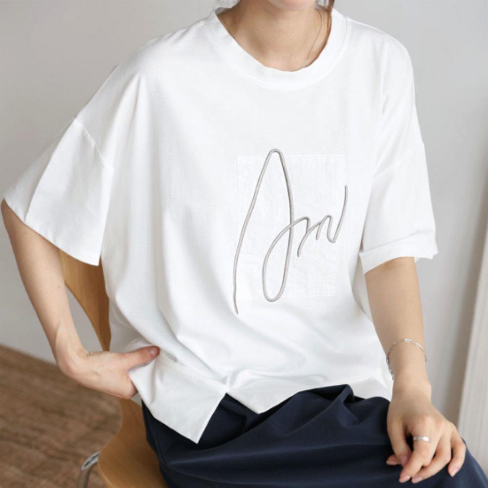New Arrivals Open Run Women Big Size Round Neck overSized Cut Design Short Slee2