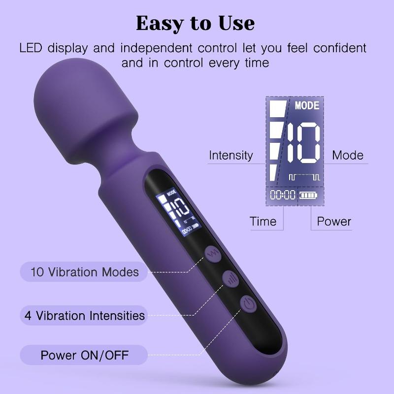 Vibrator kit, adult sex toy for couples, with 3 accessories Men's sex toys