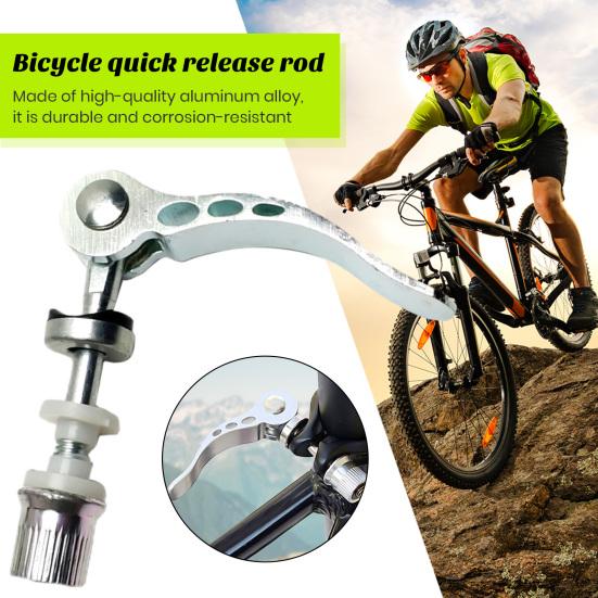 Black Bike Seat Clamp Rustproof Corrosion Resistant Reusable Quick Release Bike Seat Clamp Pipe Clamp Locking Screws