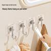 Punch-Free Strong Adhesive Wall Hooks