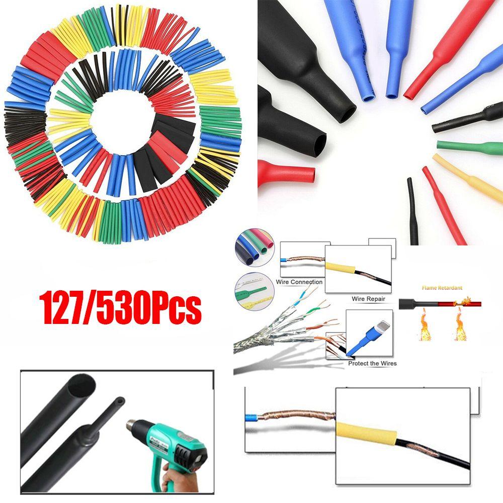 Flame Retardant Repair Tools Environmental Cable Sleeve Wire Wrap Kit Heat Shrink Tube Organizer