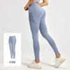 Сетчатый боковой карман Спортивные фитнес-брюки для бега Эластичные с высокой талией Подтягивающие бедра Брюки для йоги Женские Тонкие