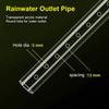 1Pcs Transparent Outflow Pipe 50cm Aquarium Filter New Fish Tank Rain Spray Bar