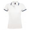 Womens/Ladies Pasadena Tipped Short Sleeve Pique Polo Shirt
