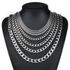 Mens Necklace Chain Silver Stainless Steel Necklaces for Men