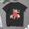 Casual Cute TShirts Women Round Collar T Shirts Heidi Short Sleeve Tee Shirt Classic Clothing