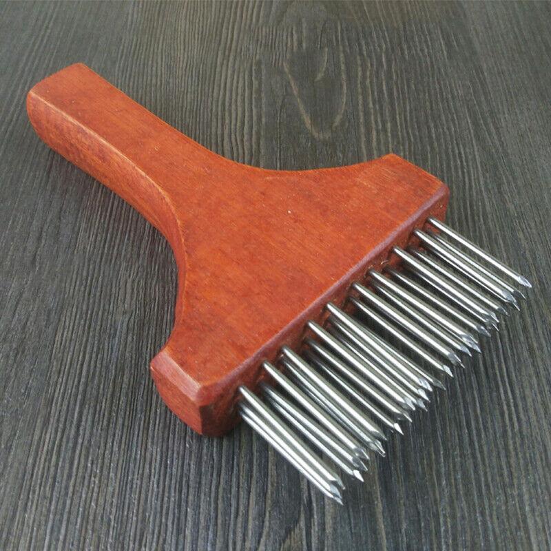 Belly Pork Skin Crispy Hand Tool Hole Hammer Needle Poke Pointed Needle Stainless Steel Fast Tenderizer Loose Steak Kitchen Tool 4
