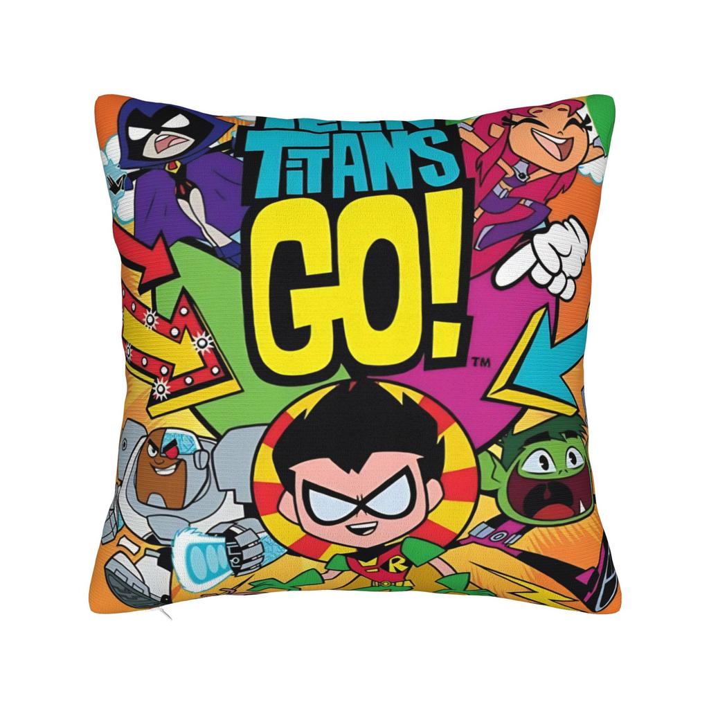 Подушки с принтом Подушки Teen Titans Go Beast Boy Постельное белье Чехол для подушки Декор Подушка для дивана Чехол Разные размеры