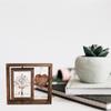 Wooden Picture Frame Creative 360 Degree Rotating Ornament Mothers Day Gifts Birthday Gifts For 4x6