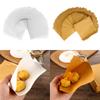 100PCS Portable Bakery Kraft Food Bread Packing Donut Wrapping Solid Color Oilproof Paper