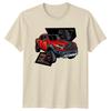Red Truck Automotive Mens T-Shirt Womens Tee Graphic Unisex Top