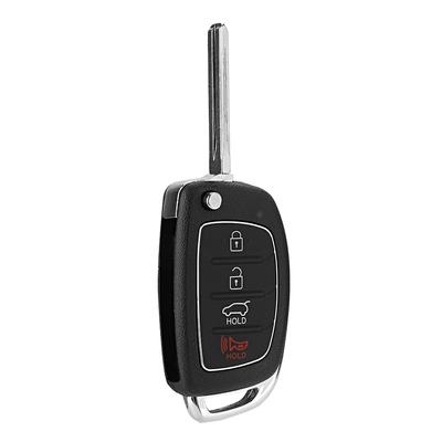Выкидной 4-кнопочный чехол-крышка для пульта ключа подходит для Hyundai Santa Fe (ix45) 2013 2014