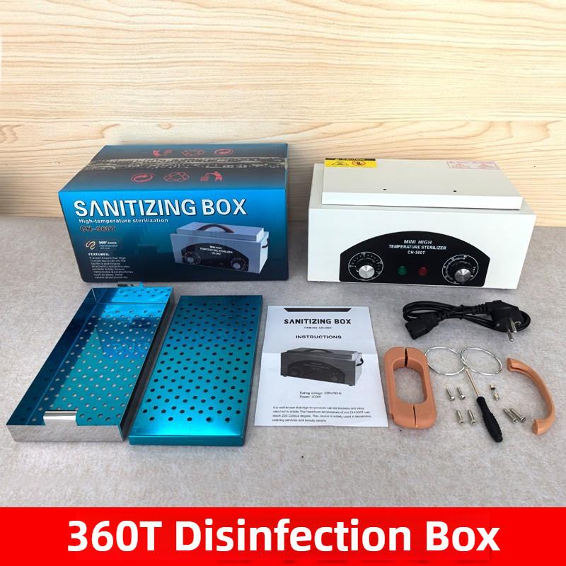 High Temperature Sterilizer Desktop Infrared Disinfection Box Nail Art Tool Dental Stainless Steel Disinfection Cabinet