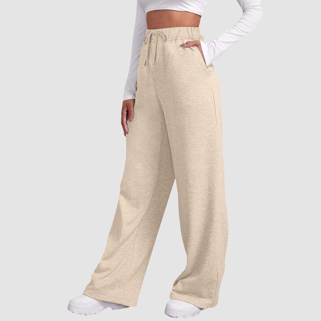 Women's High Waisted Wide Leg Sweatpants Casual Yoga Jogger Pants