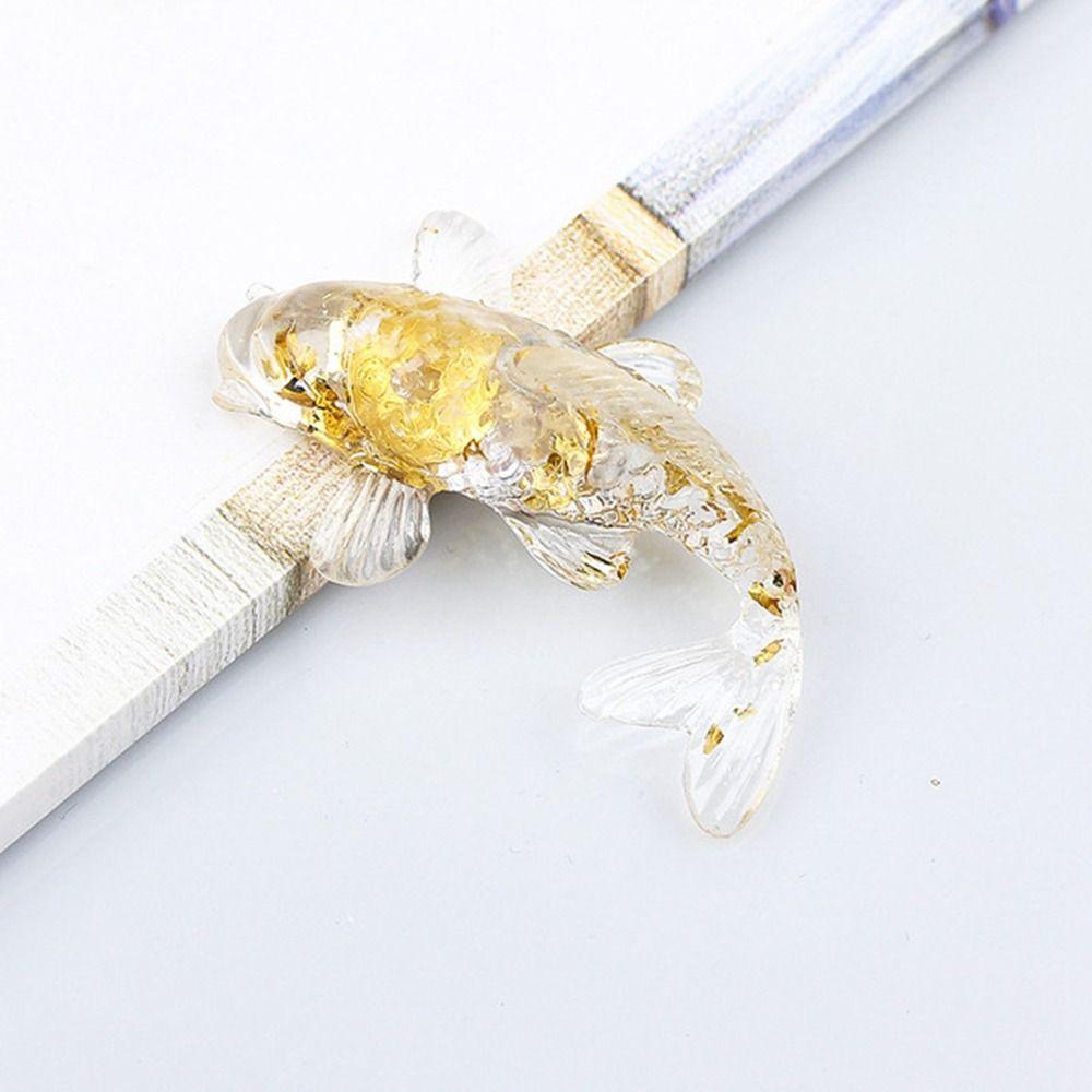 Natural Crystal Resin Crafts Wedding Accessories Artificial Fish Car Pendant Fish Ornaments