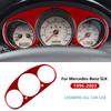 Real Soft Carbon Fiber Trim Sticker For Mercedes Benz SLK R170 1996 1997 1998 1999 2000 2001 2002 2003 Car Speedometer Frame