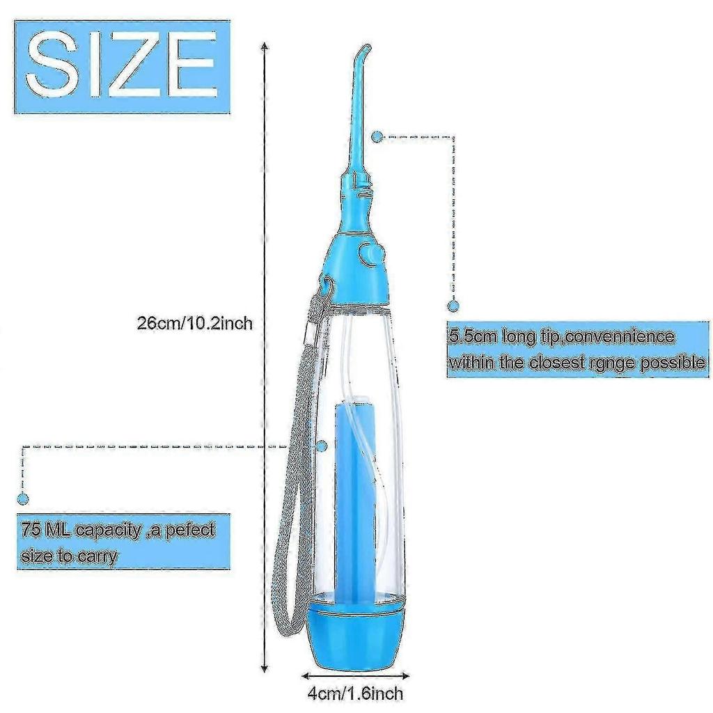 Tonsil stone remover, dental irrigator with manual pump, low-pressure irrigator, removal of tongue depressor.