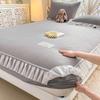 Waffle lace bed sheet, bean cool mat, three piece set, summer cool feeling, ice silk mat, mattress protective cover