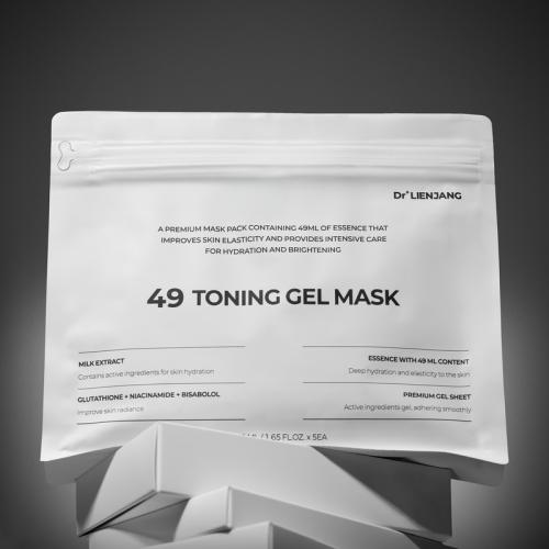 Доктор. Lienjang 49 Тонизирующая гелевая маска-патч Упаковка 5 шт.