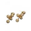 Vintage Pearl Stud Earrings Women Gold-Tone Copper Post Elegant Retro Minimalist Jewelry Winter 2025 Collection
