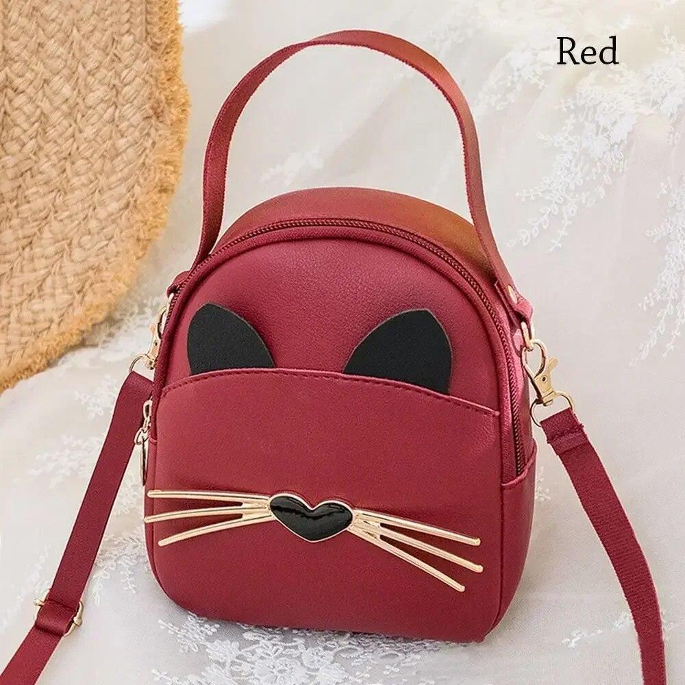 Женская модная сумка через плечо, милый рюкзак с героями мультфильмов, кошелек из искусственной кожи, нежная текстура, сумка-мессенджер, небольшой рюкзак, повседневный кошелек
