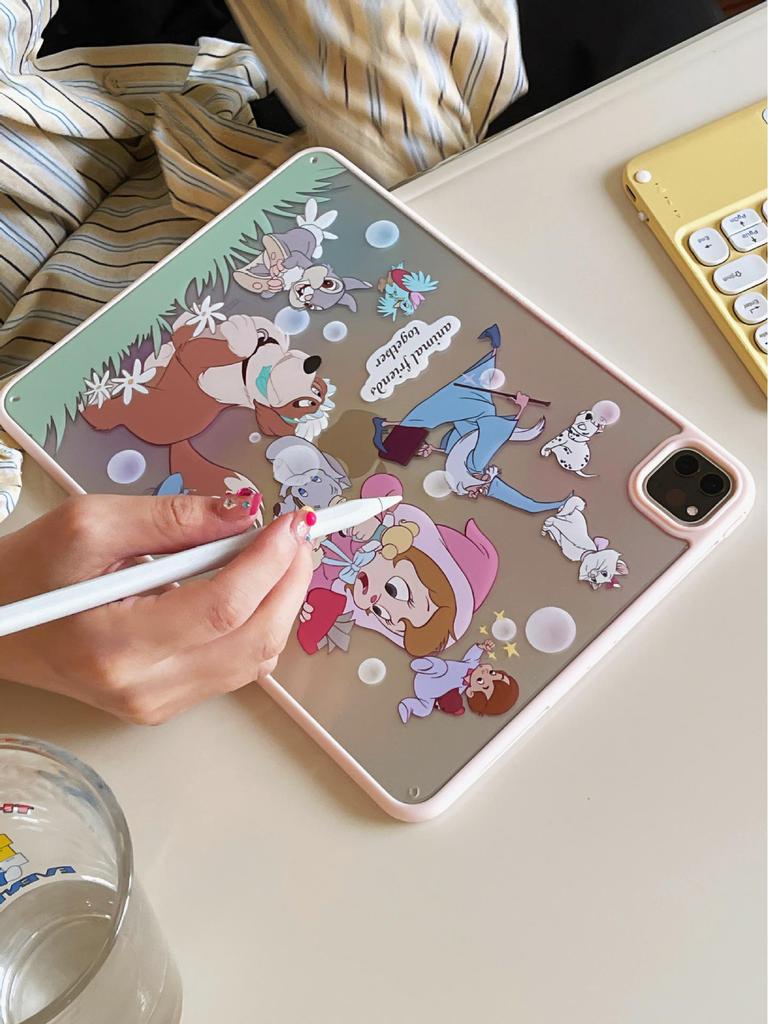 Акриловый чехол для iPad Pro 2021/2025 с изображением маленьких животных