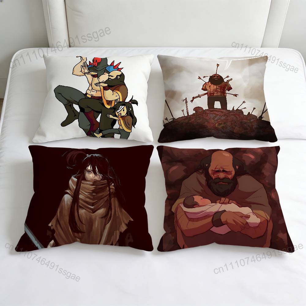 LISA The PPainful Buddy Decorative Square Pillow Cover Soft Comfortable Pillow Case Sofa Bed Home Decoration