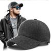 Hat Soft Male Winter Large Size Felt Baseball Cap Big Head Men Fleece-lined Sport Hat Plus Size Wool Snapback Caps 56-60cm 61-68cm