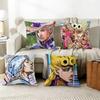 JoJos BBizarres Adventures Various Sizes Square Pillow Case For Car Home Bedchamber Decor