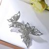 Fashion Rhinestone Brooch Pin Butterfly Scarf Pin Party Jewelry Gift KTJ