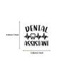 50Pcs Cute Dental Tooth Shaped Stickers Cartoon Teeth Sticker Dentist Store Toothbrush Label Decoration Dentistry Gifts