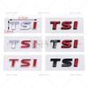 Car Styling 3D TSI ABS Adhesive Emblem Rear Trunk Badge Fender Sticker Car Body Decal for Volkswagen Golf Passat Tiguan Touareg