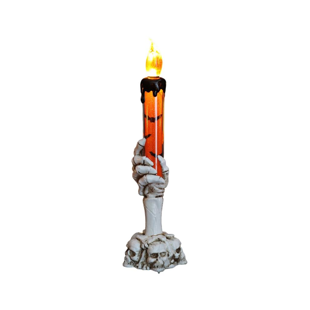 Halloween Hand Electronic Candle LED Light for Home Party Decoration Safe Indoor Battery Operated