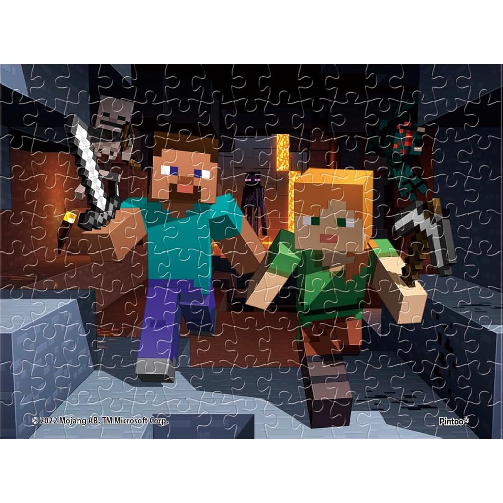 ENSKY MINECRAFT Пазл-головоломка «Побег» 150 деталей 7,6x10,2 см Пазл MA-70