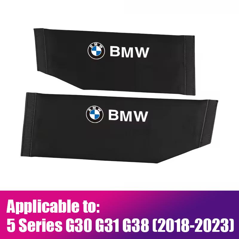 OANW5 2Pcs Suede Car Trunk Side Divider Storage Board Accessories For BMW 3 4 5 Series X3 X4 G20 F30 G30 F10 G01 G32 G22 M Performance