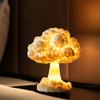 3D Mushroom Cloud Lamp Handmade Nuclear Blast Desk Lamp Lighted Mushroom Cloud