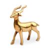 Brass Deer Statue | Height-9.5 Cm Aprrox. | Vastu Idol for Home and Office | Zonal Placement- West/WNW|