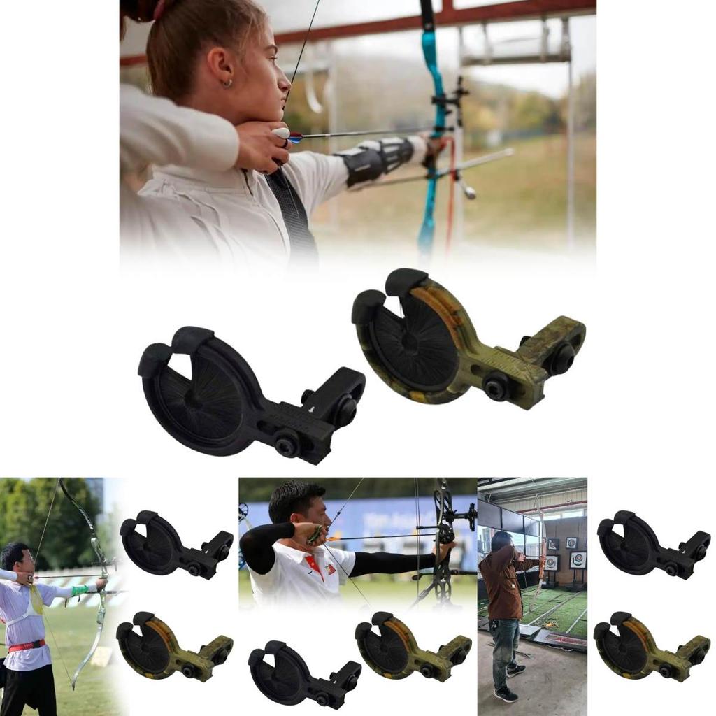 Traditional Bow Arrow Rest With Alloy And Brush Material For Archery Practice And Hunting