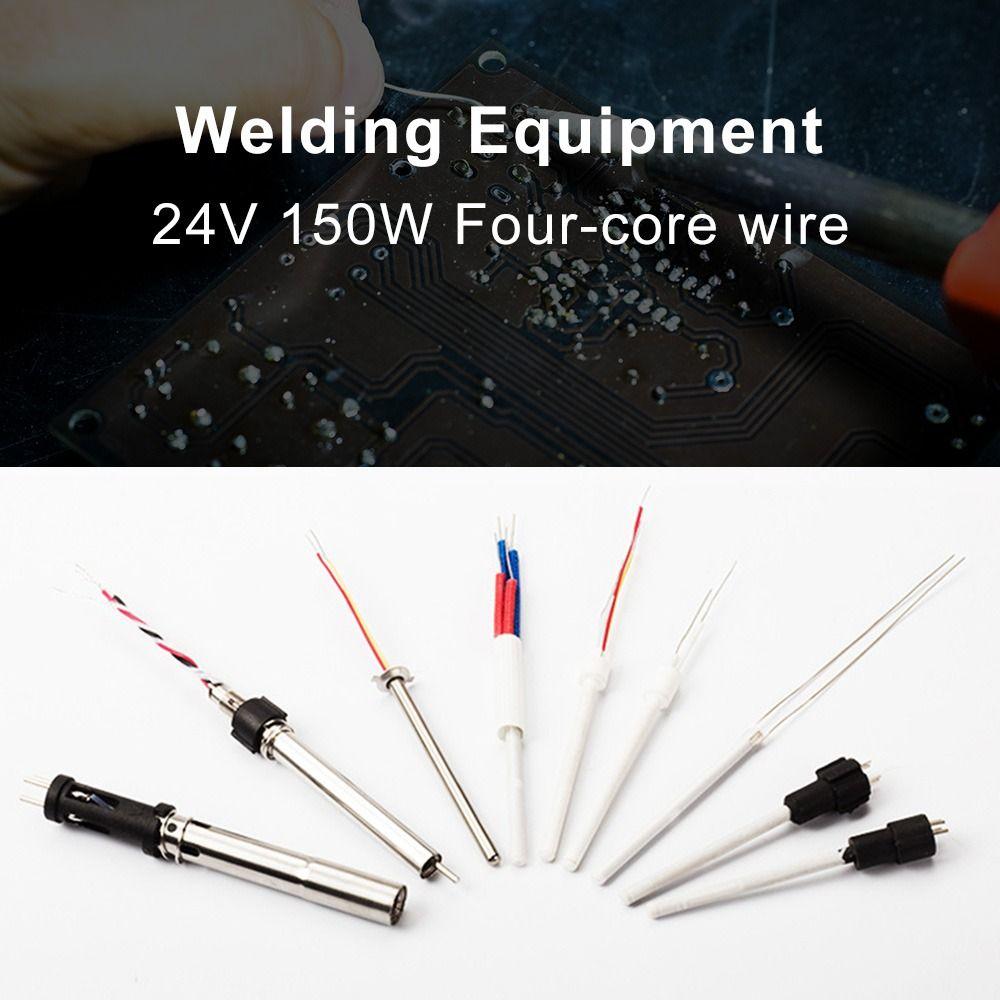 Welding Equipment Heating Tool Heating Element 4-wire Adapter Ceramic Heater Core Soldering Iron
