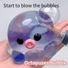 SquishyBubble Pop Fidget Toy, Squeeze Sensory Ball & Octopus Popper, Anti-Anxiety Toy For Adults Kids, ASMR Fun Party Gift