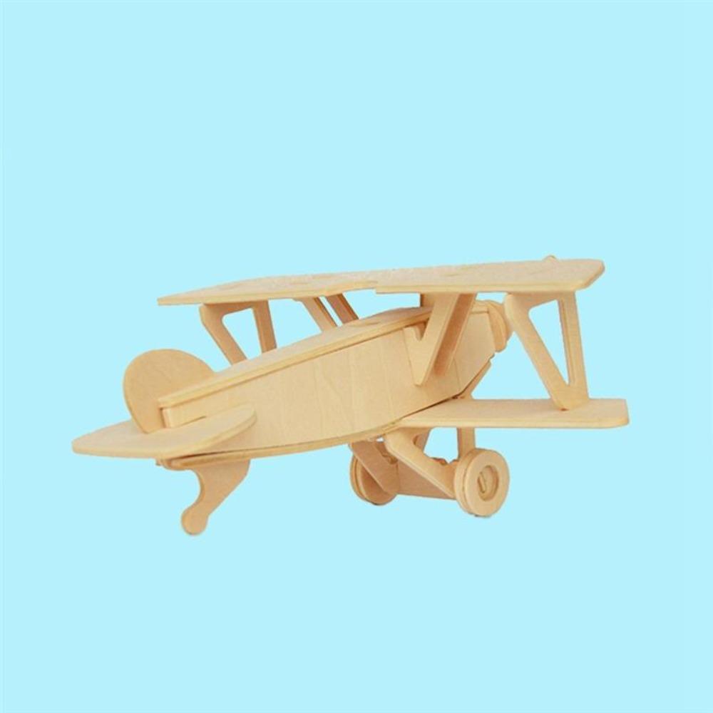 Wooden Plane Puzzlekits 3D Craft Wood Jigsaw Airplanes  Kids Gift