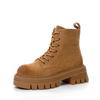Кожаные ботинки Мартинсы, Осенние и зимние ботинки на платформе.