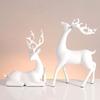 2 шт. настольный орнамент оленя смоляные фигурки оленя стоящего и лежащего оленя